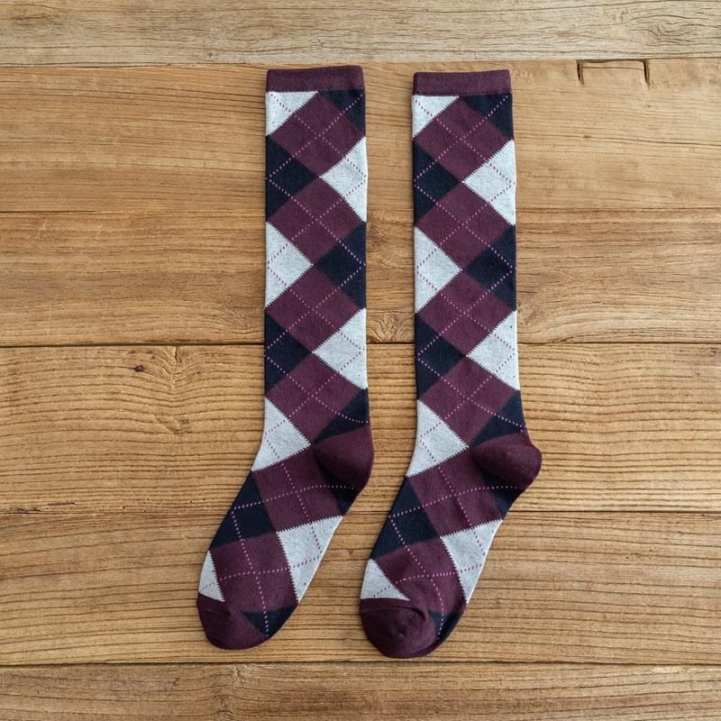 Autumn and winter new lace socks