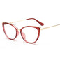 Anti-blue Light Cat Eye Spectacle Women Lens Glasses