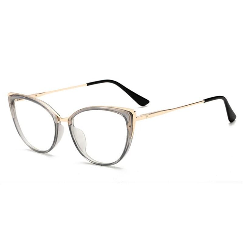 Anti-blue Light Cat Eye Spectacle Women Lens Glasses