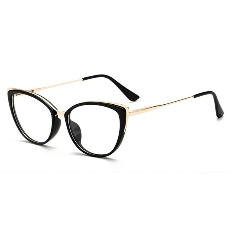 Anti-blue Light Cat Eye Spectacle Women Lens Glasses