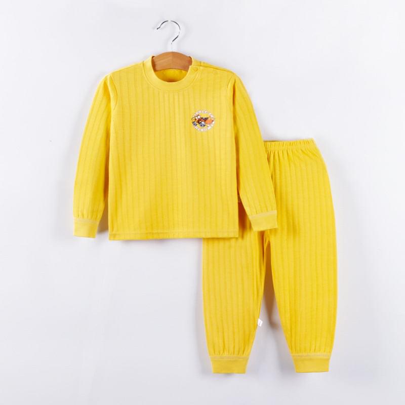 Autumn and winter children's autumn clothes heirloom kids cotton underwear, big children's long-sleeved trousers baby pajamas