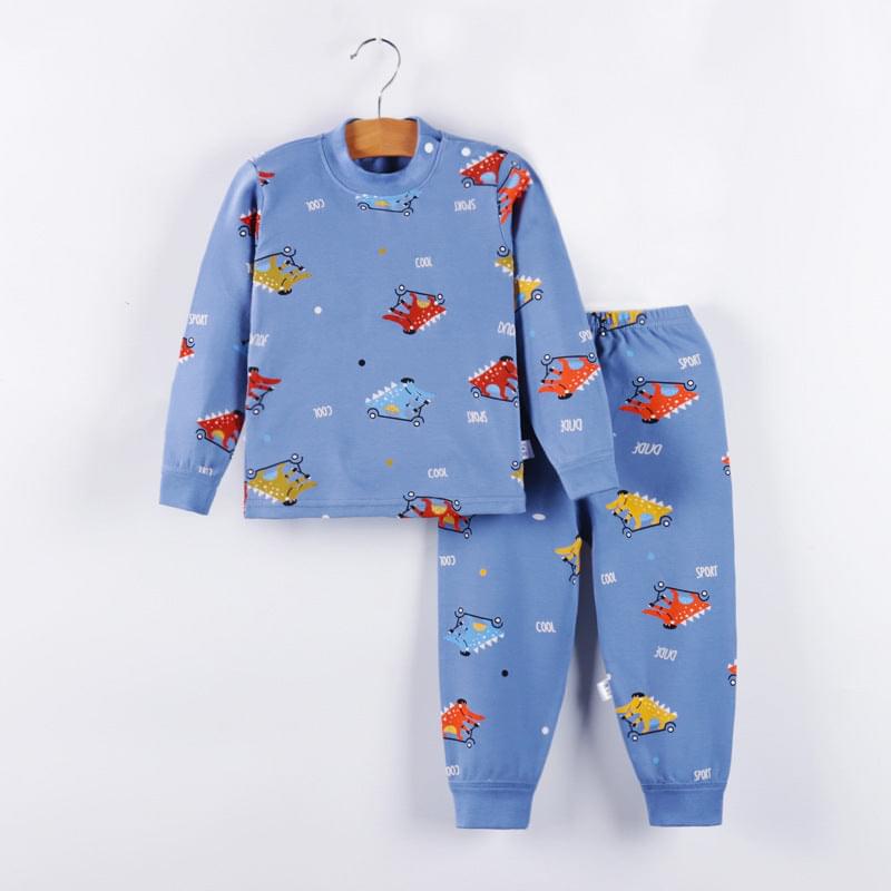 Autumn and winter children's autumn clothes heirloom kids cotton underwear, big children's long-sleeved trousers baby pajamas