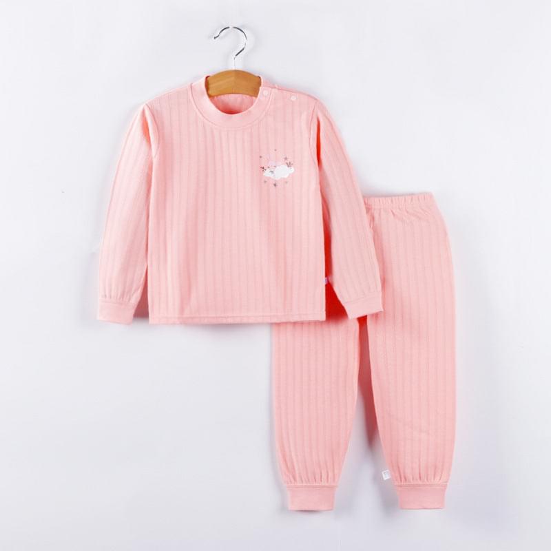 Autumn and winter children's autumn clothes heirloom kids cotton underwear, big children's long-sleeved trousers baby pajamas