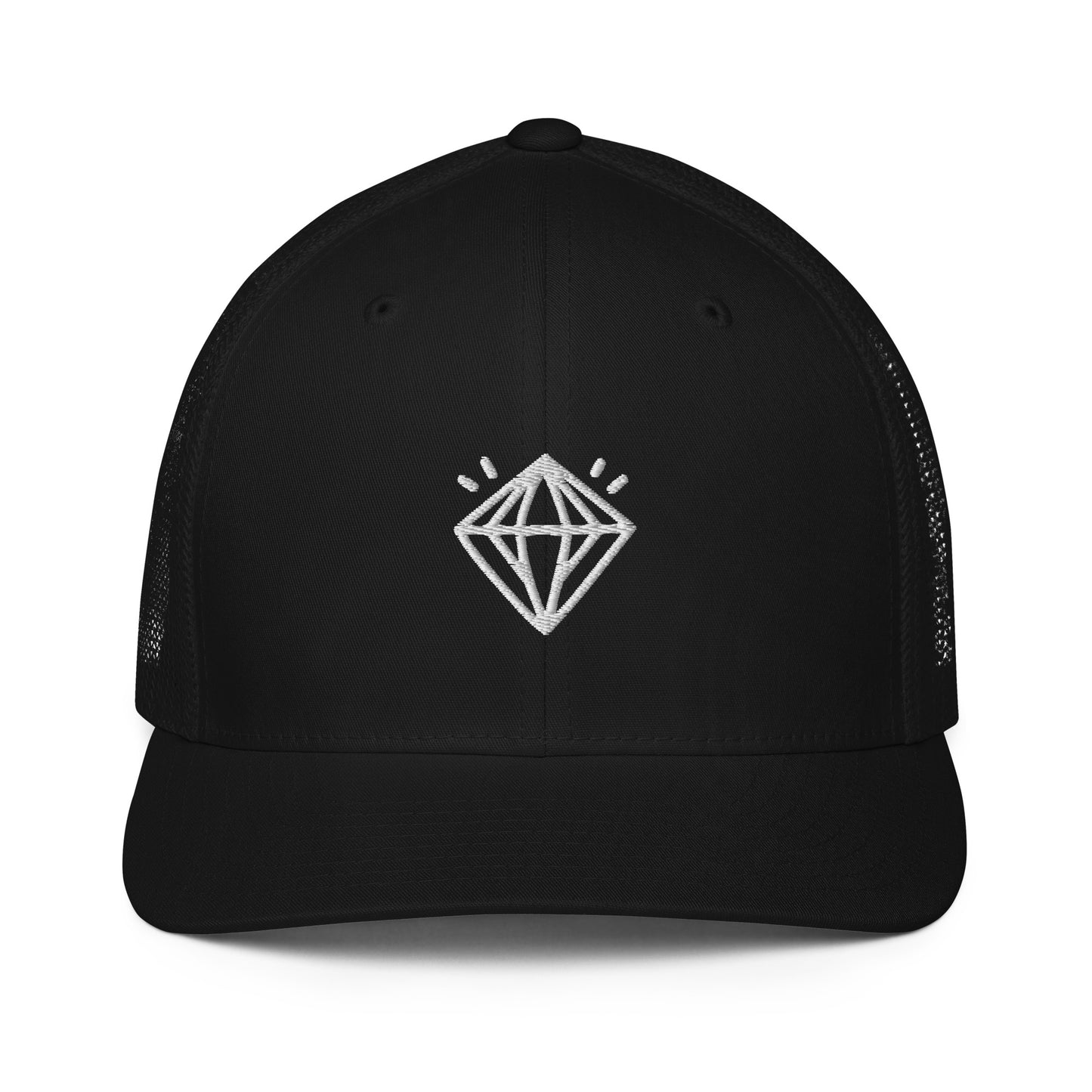 Closed-back trucker cap