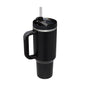 40oz Straw Coffee Insulation Cup With Handle Portable Car Stainless Steel Water Bottle Large Capacity Travel BPA Free Thermal Mug