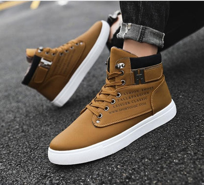 Ankle Boots Warm Men Snow Boots Winter Lace-up Men Shoes New Arrival Fashion Flock Plush Winter Boots Men